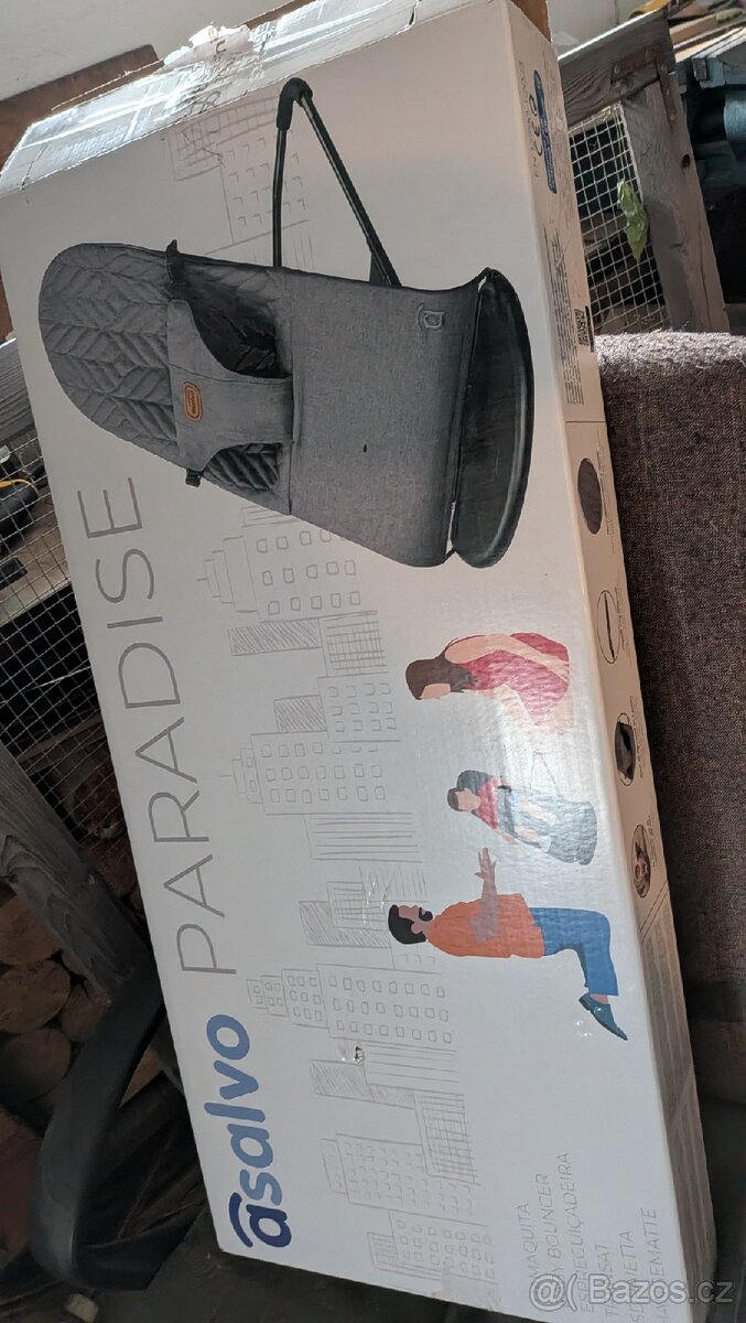 Dětské houpací lehátko - v záruce cca ještě rok a půl. - 2