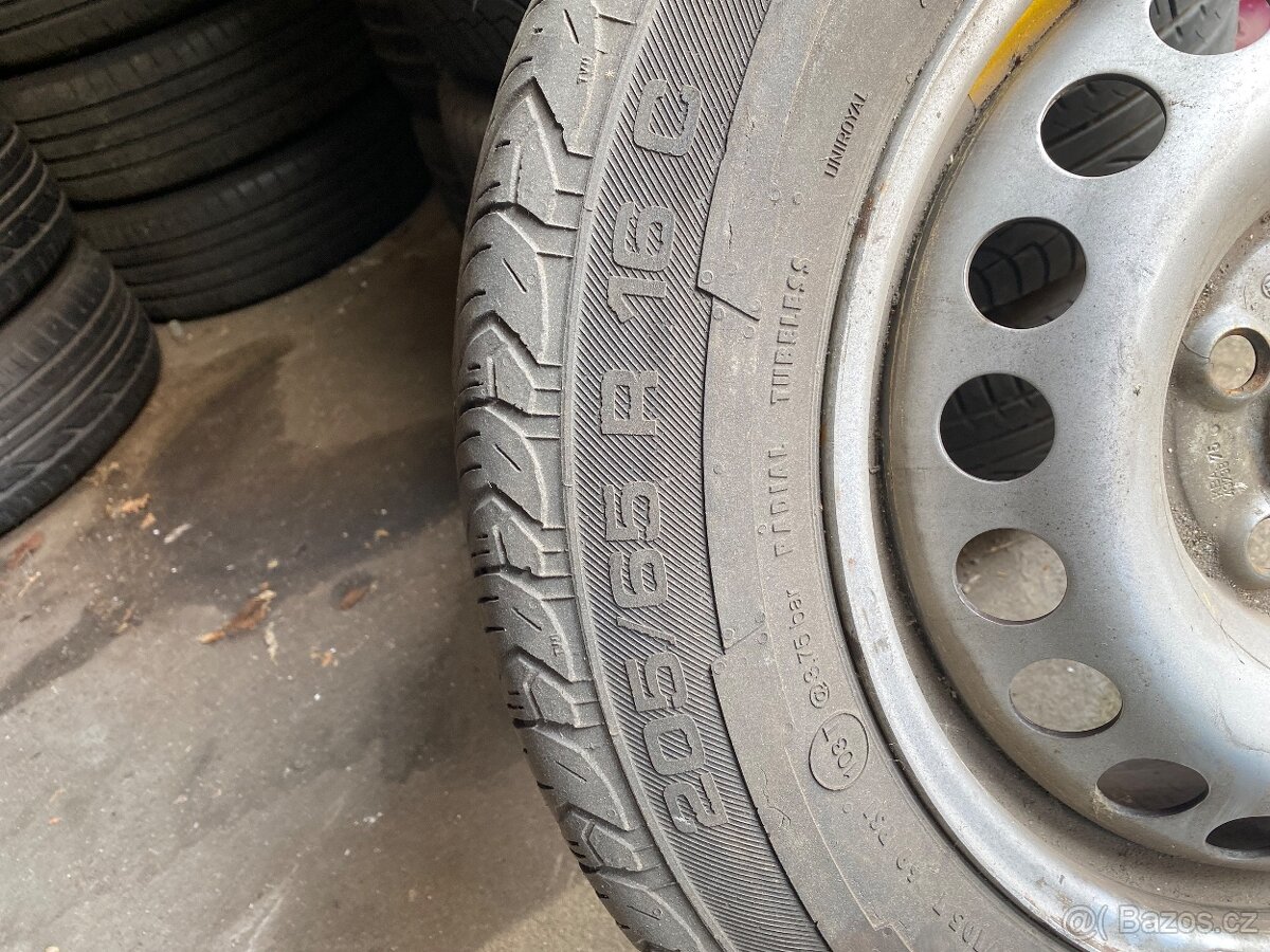 Prodám kompletní sadu kol na T5 205/65/16 C - 2