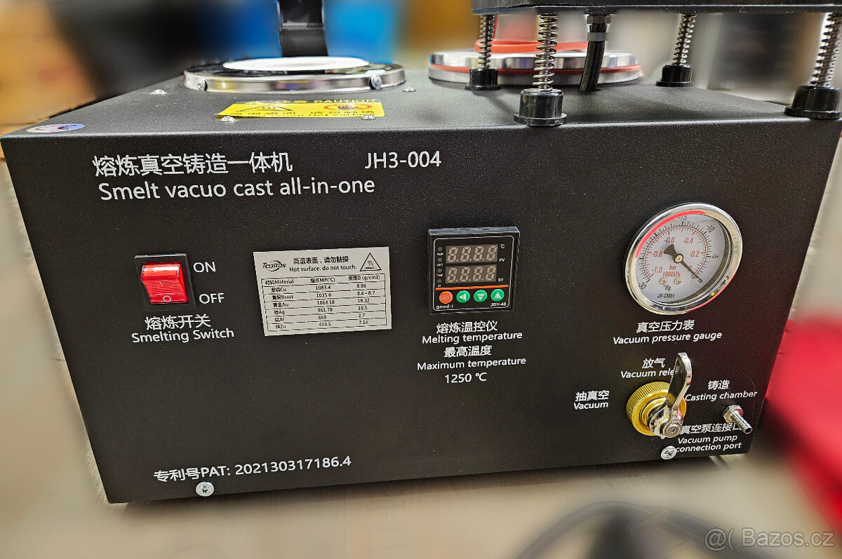 Prodám vakuové zařízení na odlévání drahých kovů - 2