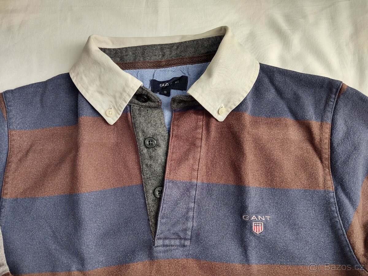 Polo tričko dlouhý rukáv, GANT, vel. - M - 2