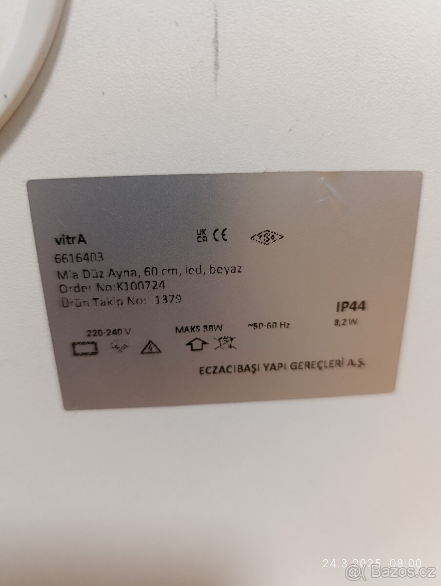 Zrcadlo s osvětlením - 2