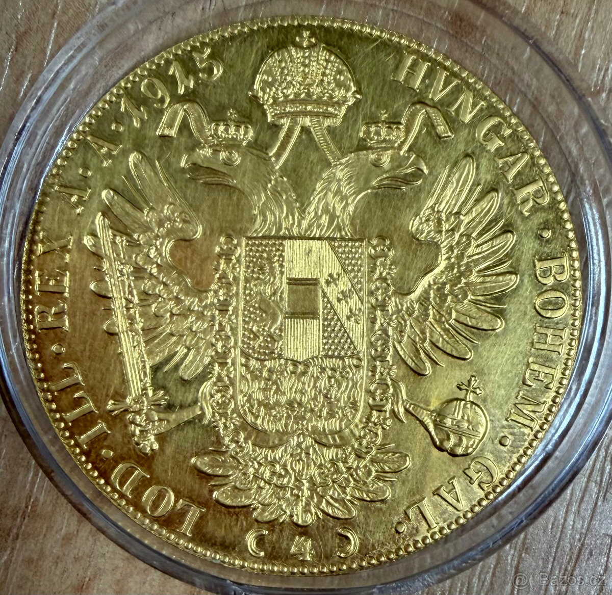 František Josef I. – Zlatý 4dukát 1915 (oficiální vídeňská r - 2