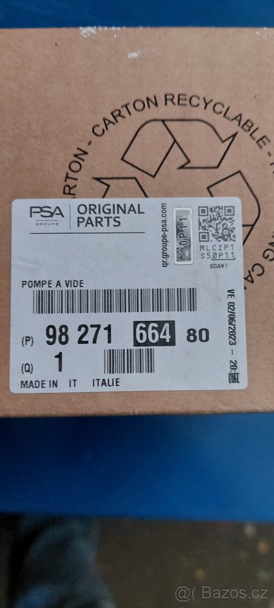 Vývěva 9827166480 - 2