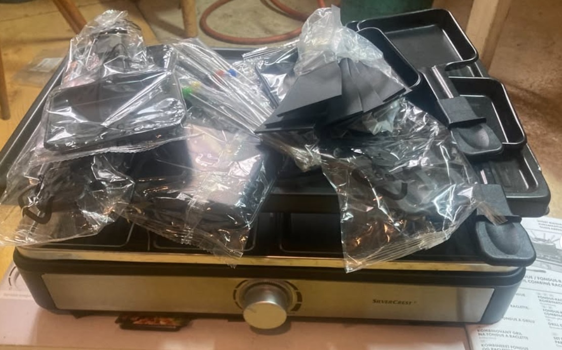 Rakletovací gril kombinovany - 2