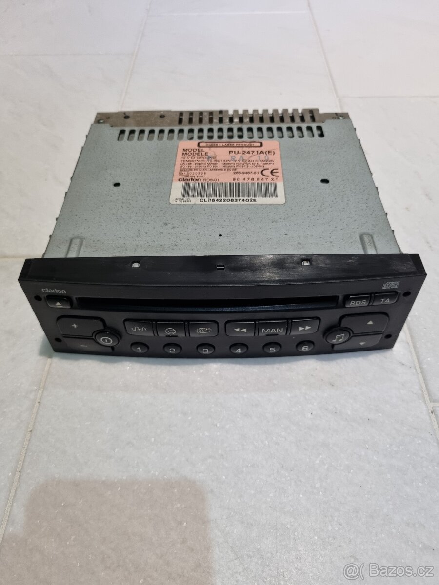 Rádio Citroen PU-2471A E - 2