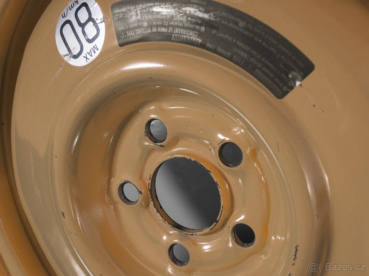 DOJEZDOVÉ KOLO VOLKSWAGEN T135/70 R16, ROZTEČ 5x100 - 2