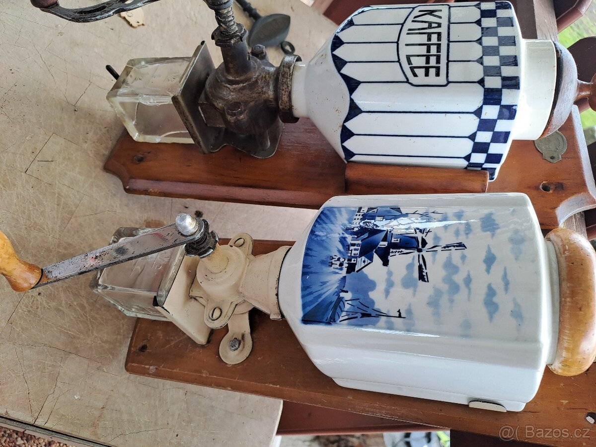 Starožitné nástěnné mlýnky Leinbroks - 2