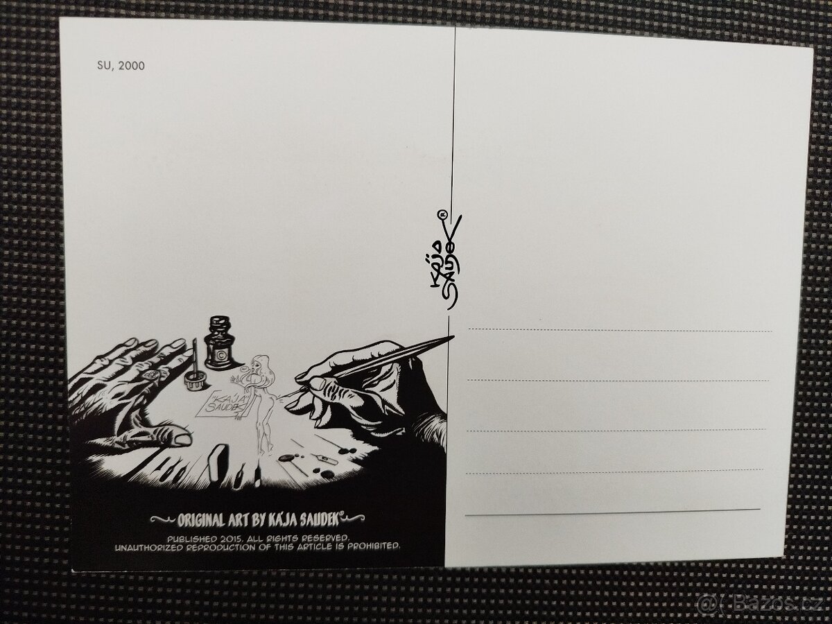 Kája Saudek - SU, 2000, pohlednice, stav - jako nová - 2