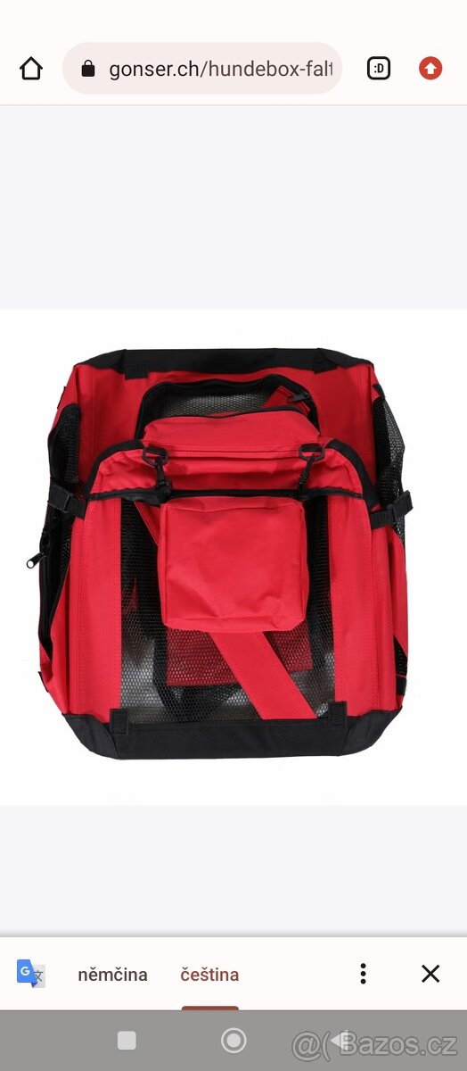 Nová skládací přepravka pro malá plemena psů - 2