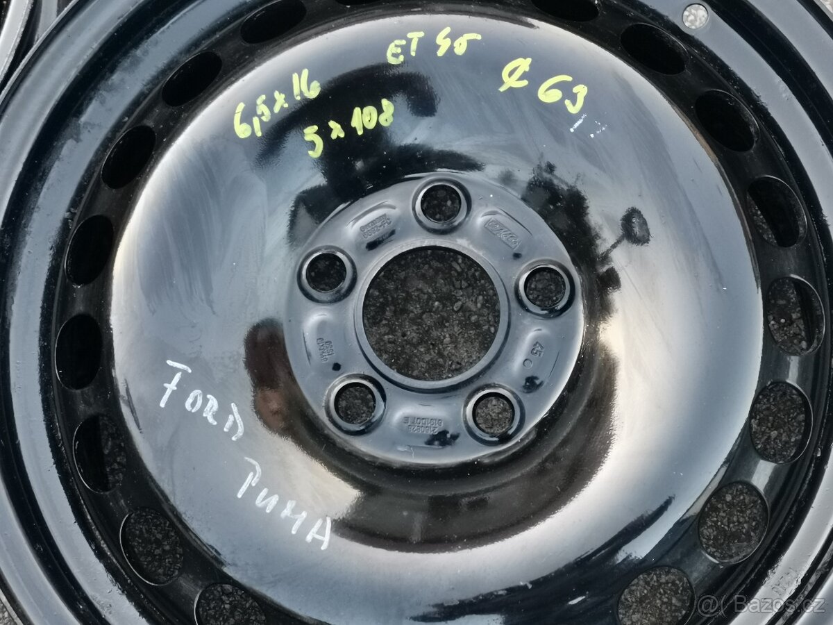 ocelové disky 16" Ford Puma - 2