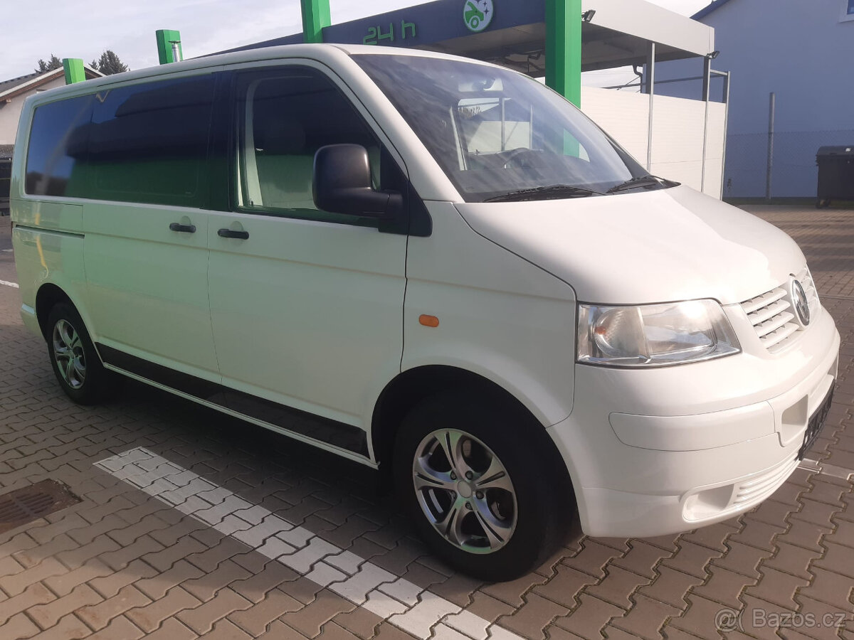 VW Transporter T5, 1,9tdi 63kw, r.v:2004, 5míst - 2