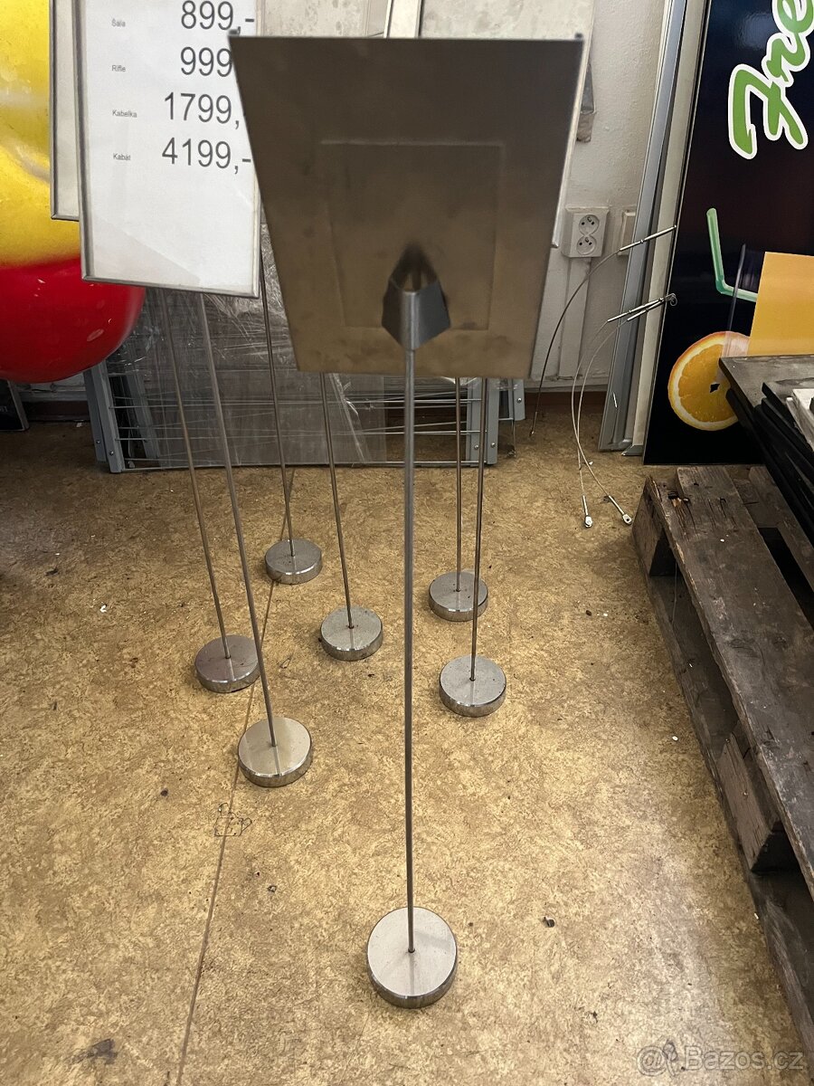 Nerez stojánkové cenovky - 2