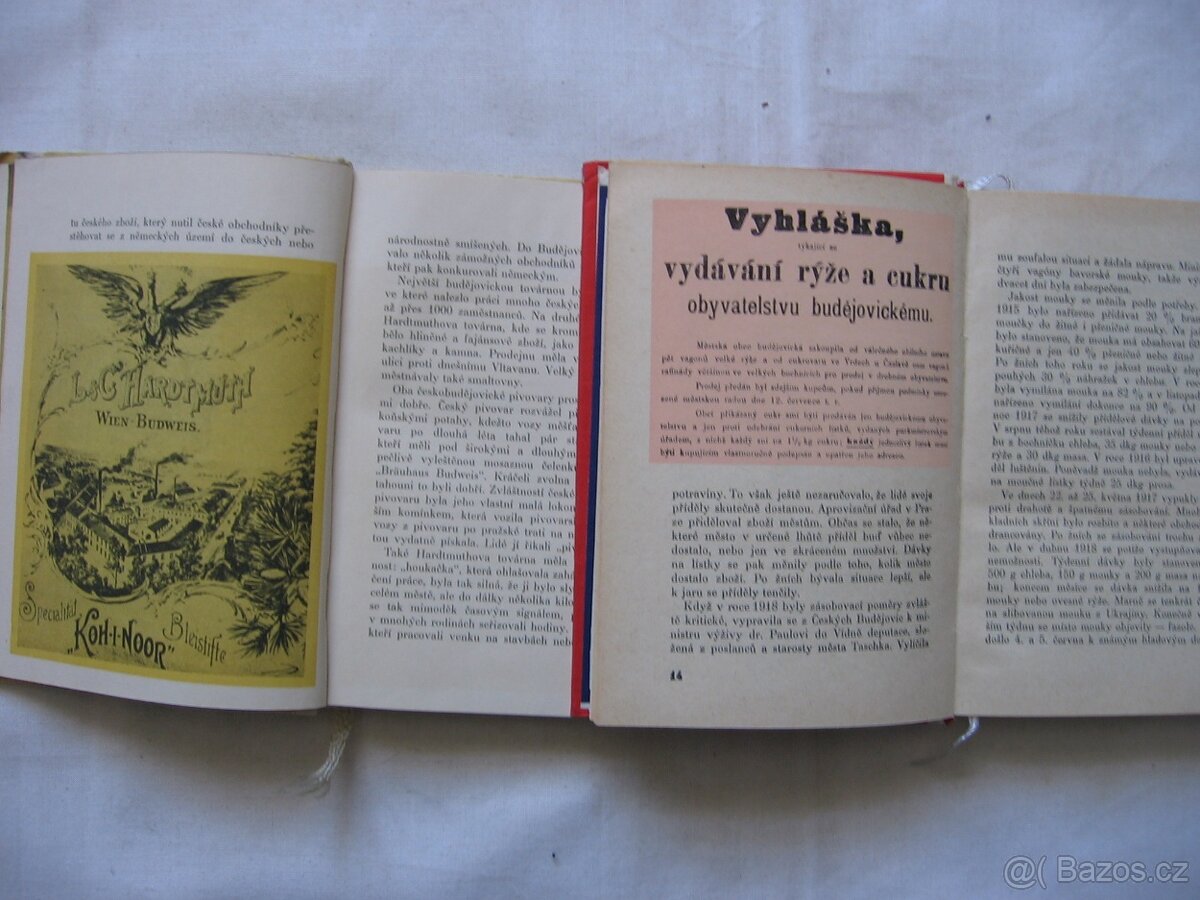 historie České Budějovice - 2 knihy - 2