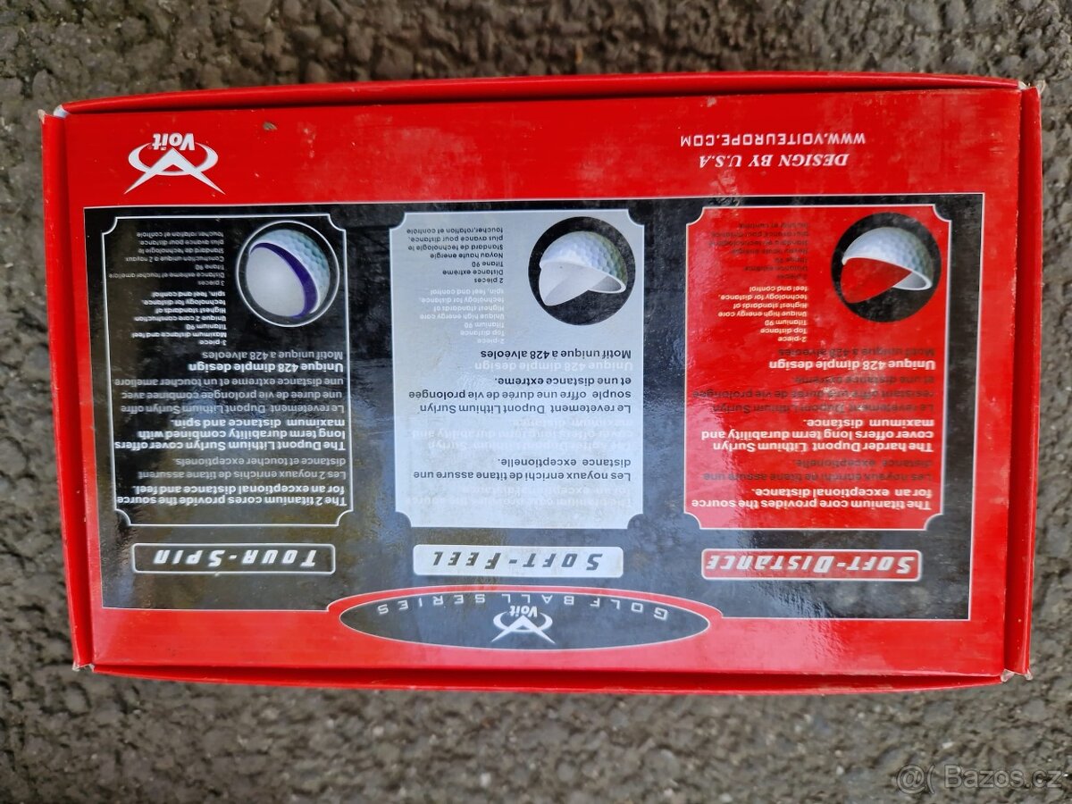 Nové golfové míčky 35ks - 2