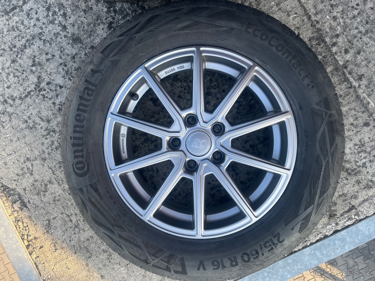 Alu sada R16 - disky 5x112 + pneu - 2
