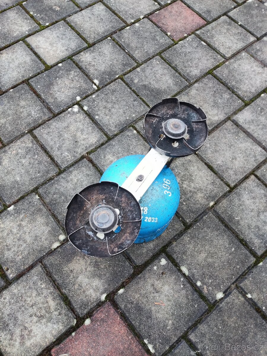 LPG láhev plynová bomba + PB vařič - 2