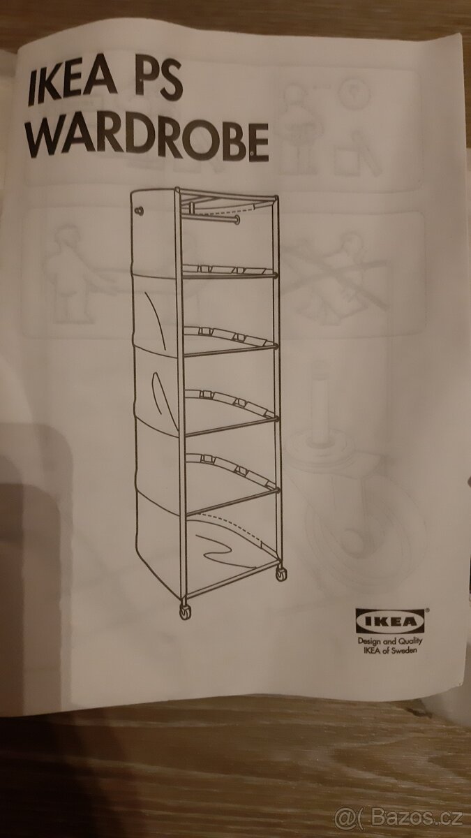 Textilní regál s kovovou konstrukcí IKEA - 2