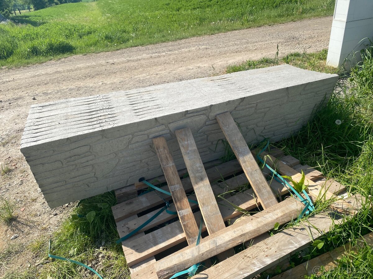 Betonový plot, oboustraný vzor - 2