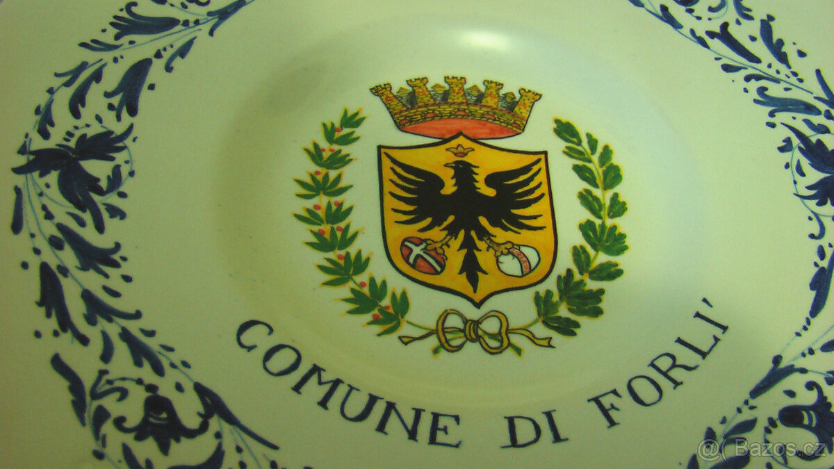 CACF FAENZA-italská keramika, GOLD IMARI- japonský porcelán - 2
