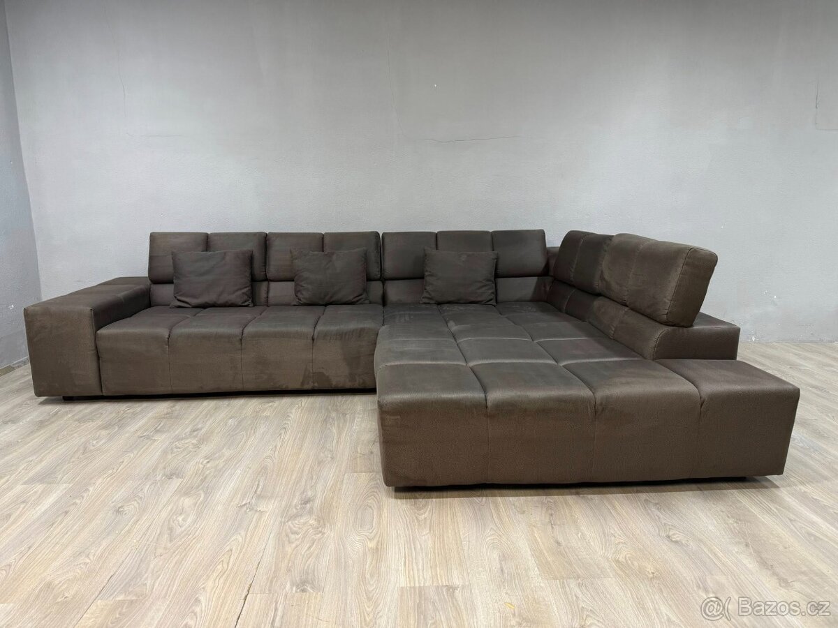 Sedací souprava s taburetem.. - 2