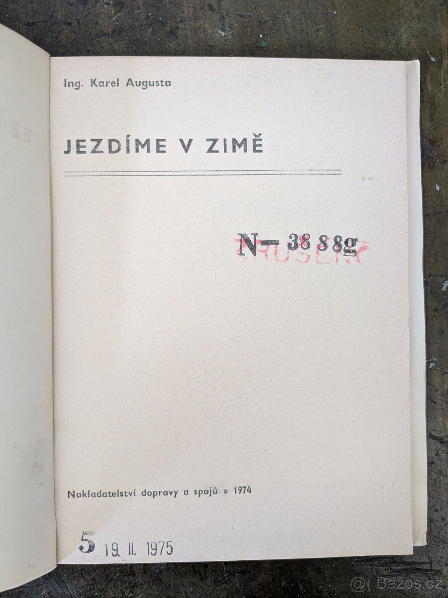 Kniha Jezdíme v zimě - 2