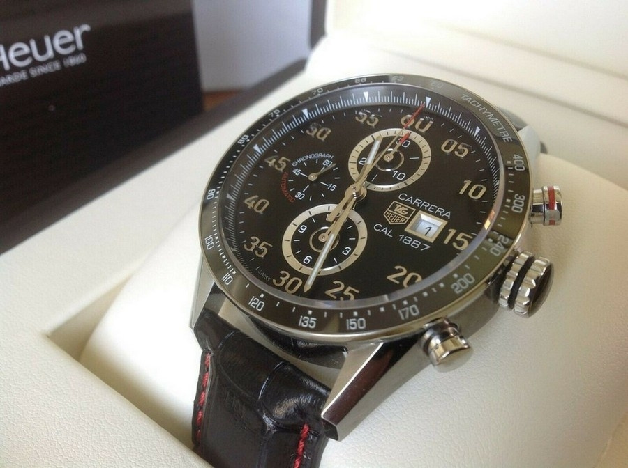 Náramkové hodinky TAG Heuer Carrera Caliber 1887 s keramicko - 2