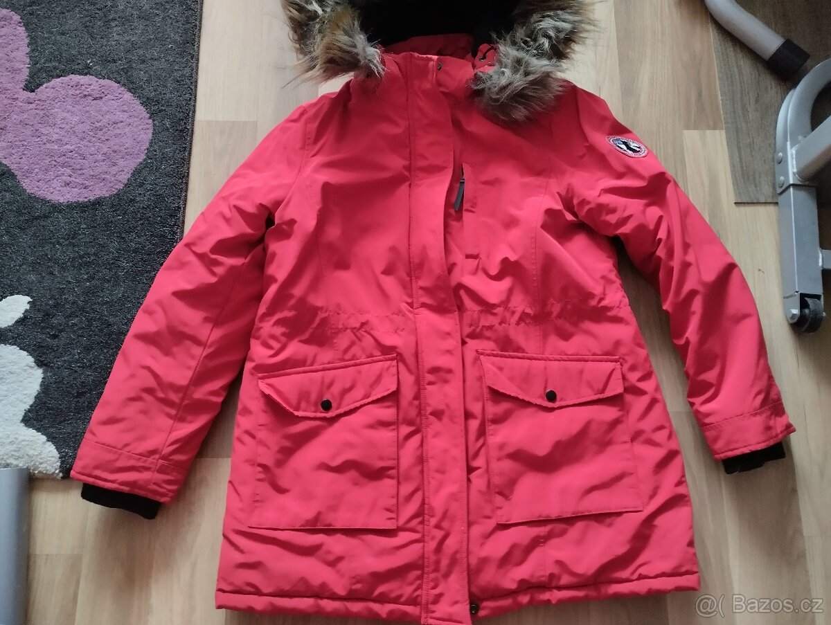 Zimní bunda párka s kapucí - 2