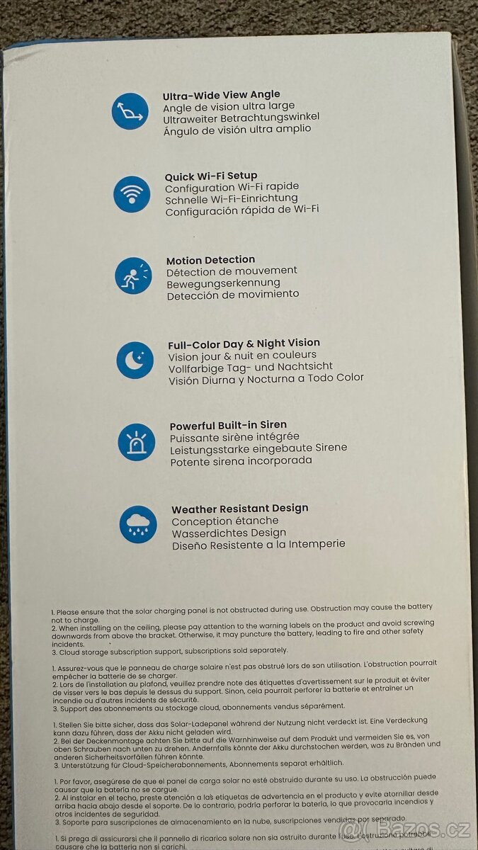 Solární bezpečnostní kamerový systém AOSU (5MP) - 2