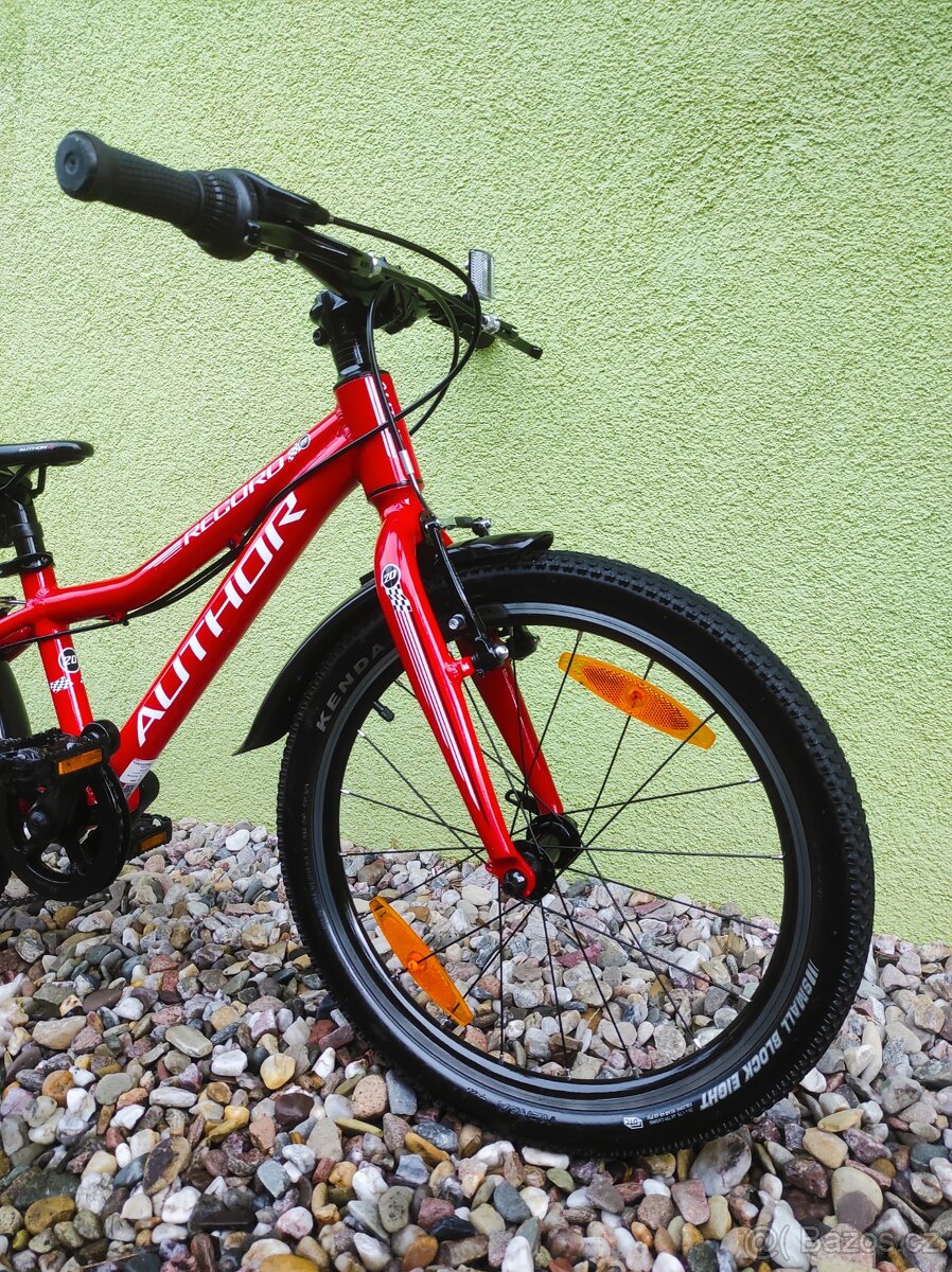 Značkové dětské kolo Author Record 20" (červená) - 2