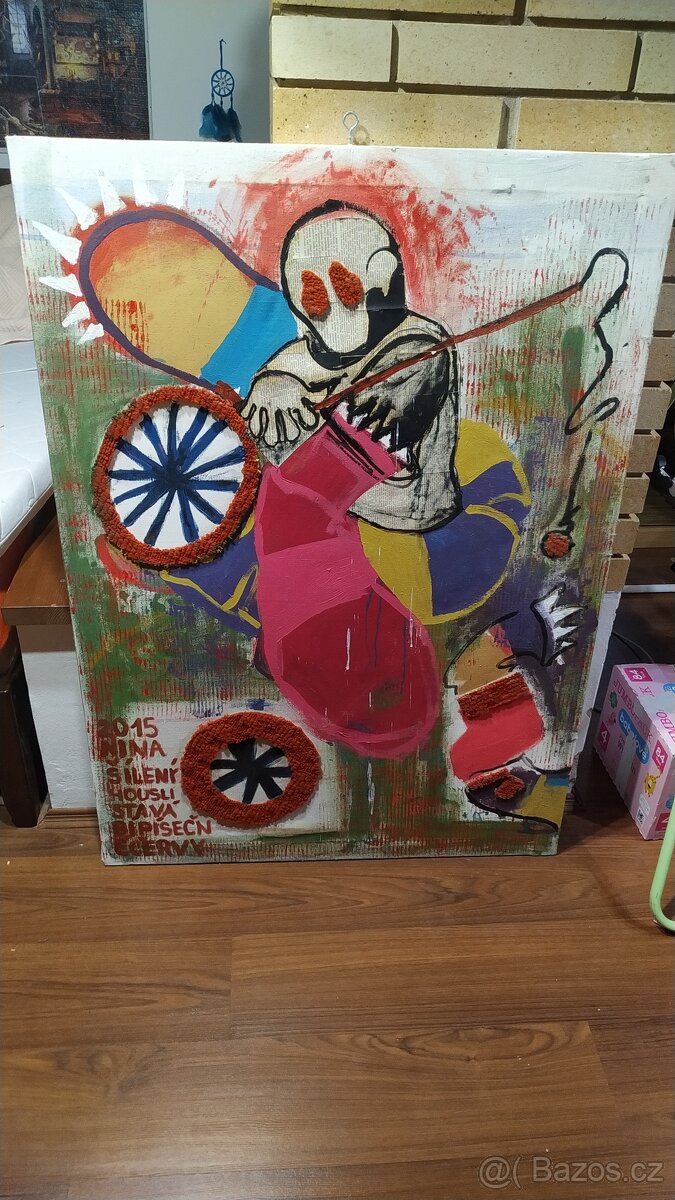 Velkoformátový obraz na plátně Písečný červ - 2