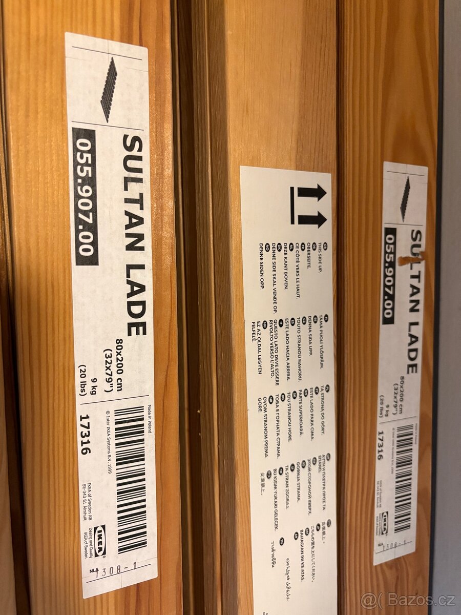 2x IKEA rošt 80 x 200cm SULTAN LADE - 2