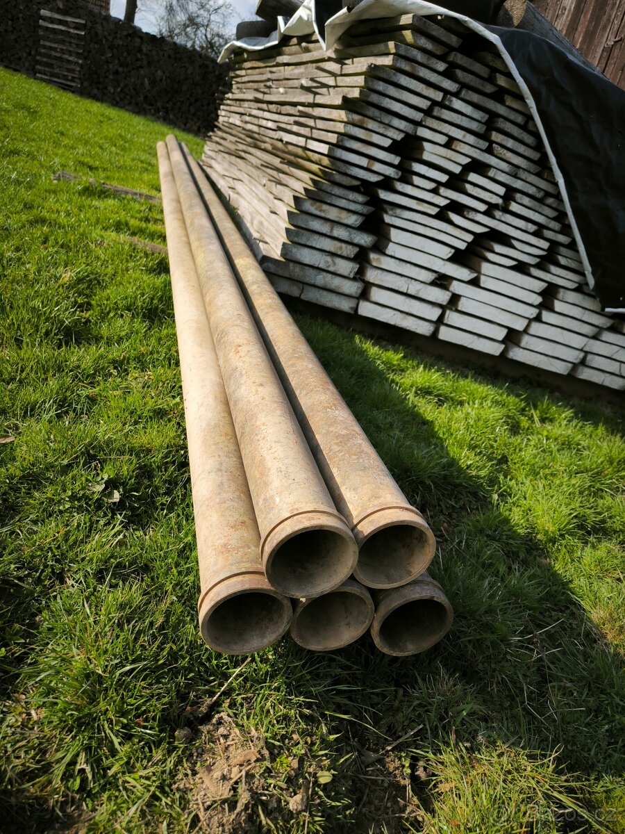 Železné trubky 6m - 2