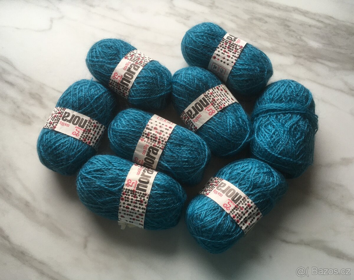 Mohérová pletací příze - 2