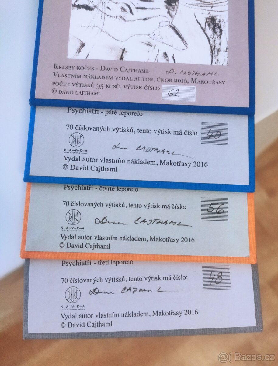 David Cajthaml- leporela, psychiatři a kočky - 2