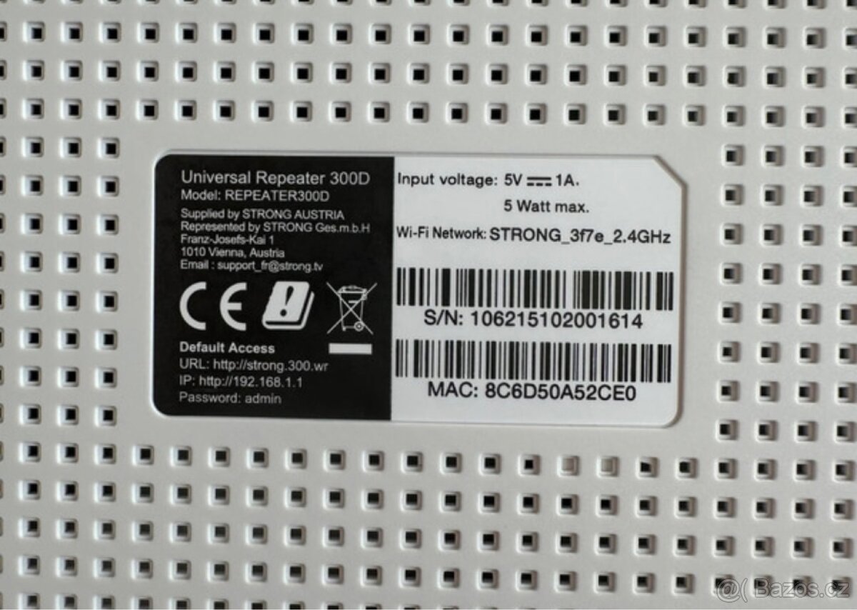 Wi-Fi opakovač Strong Repeater 300D - 2
