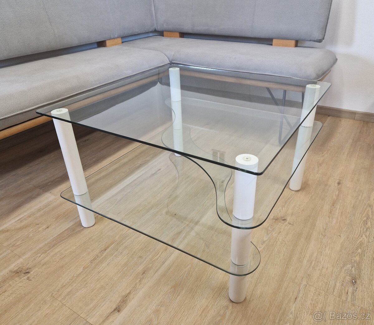 Sleva - Nový konferenční stůl 80x80 cm - 2