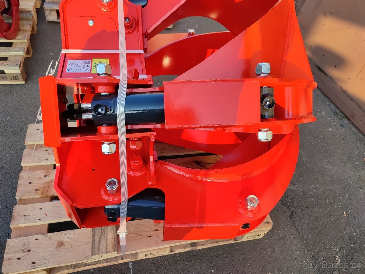 Polypový drapák, kovošrot, odpady, dřevo - 2