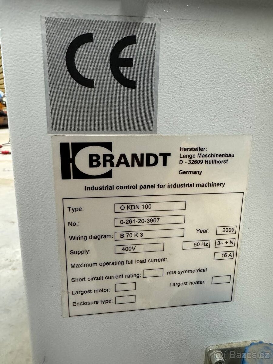 Olepovačka hran včetně odsavače. - 2