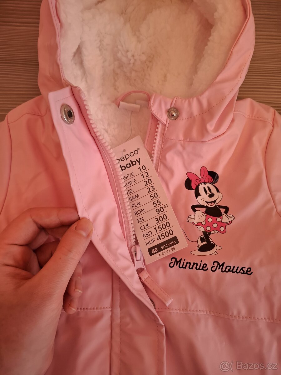 Dívčí zateplená bunda Minnie - 2