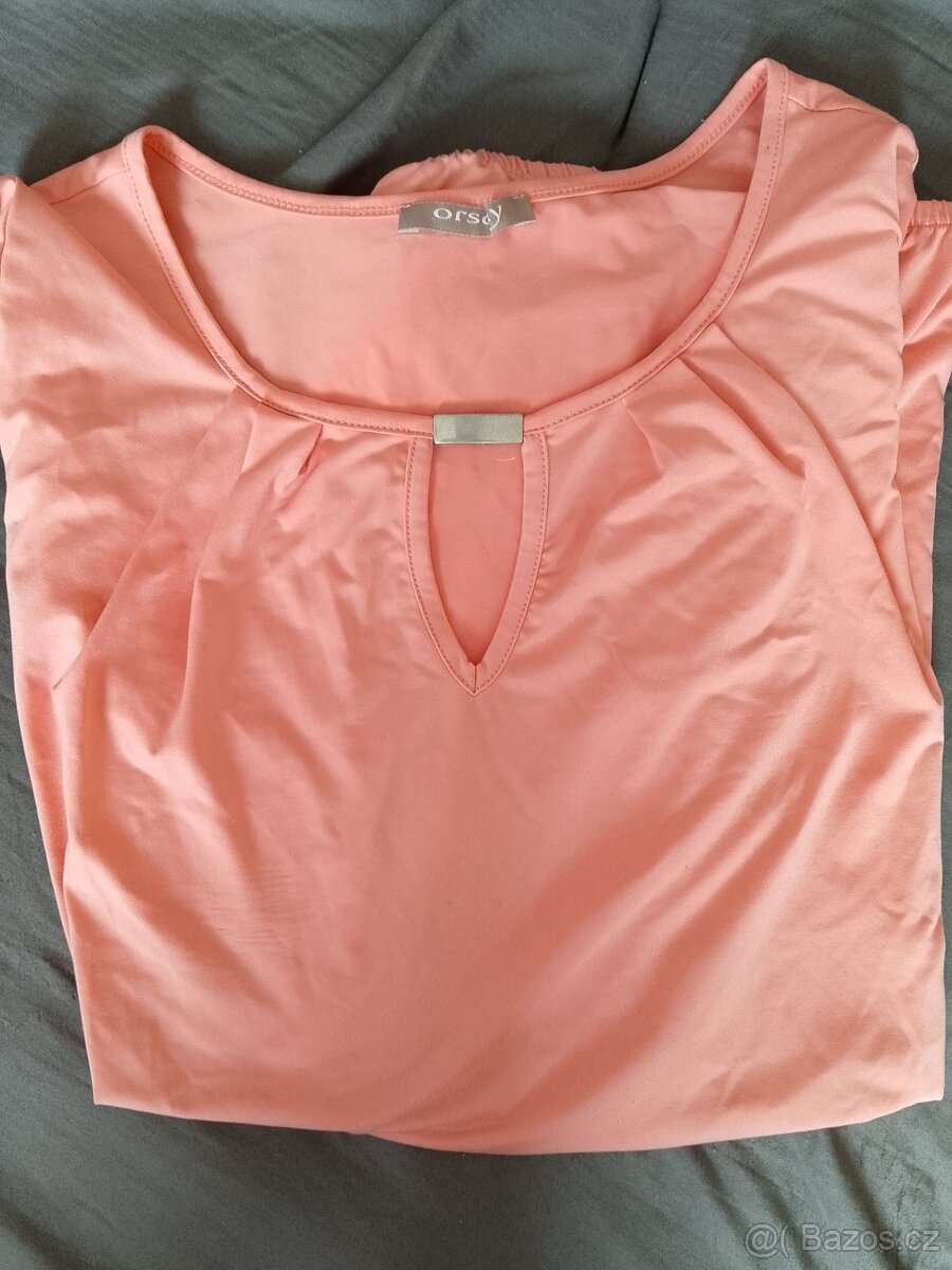 Saténová halenka do společnosti vel M - 2