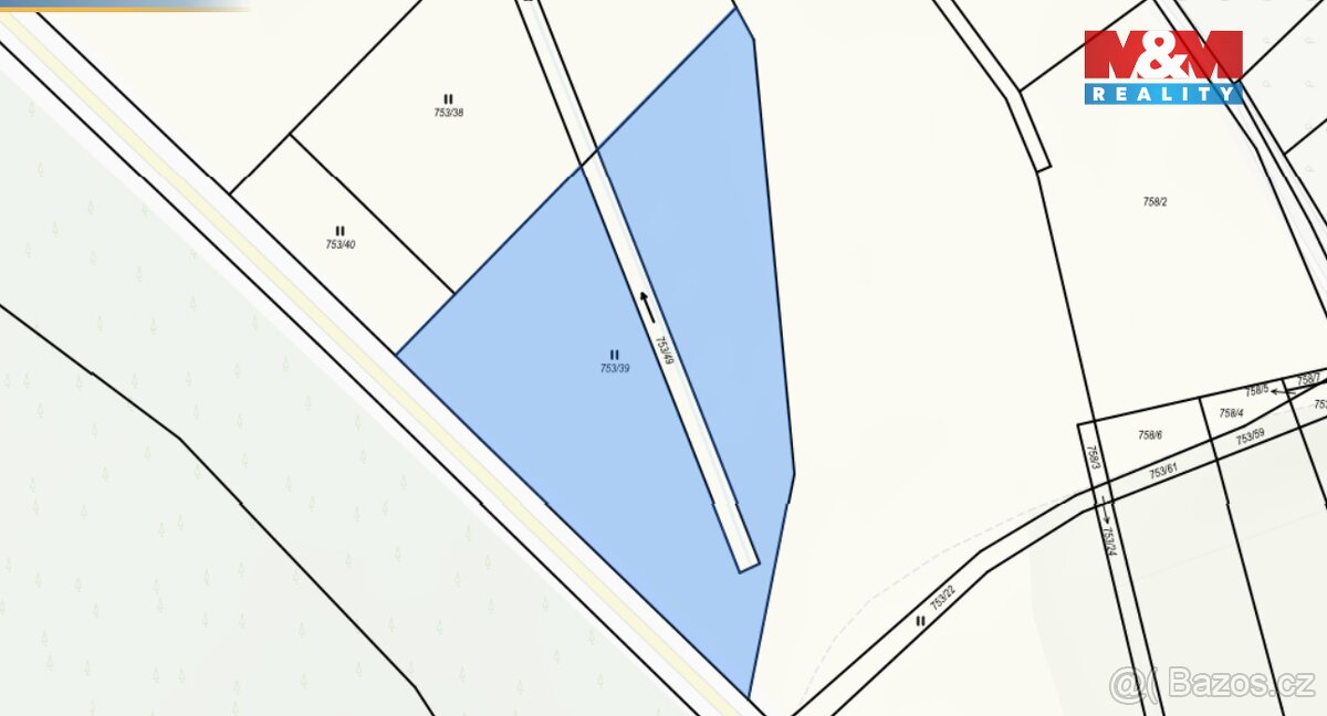 Prodej louky, 5324 m², Domousnice - 2