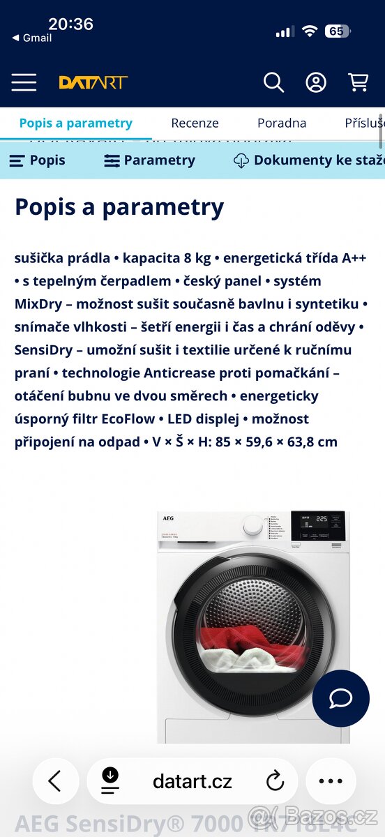 Sušička AEG - 2