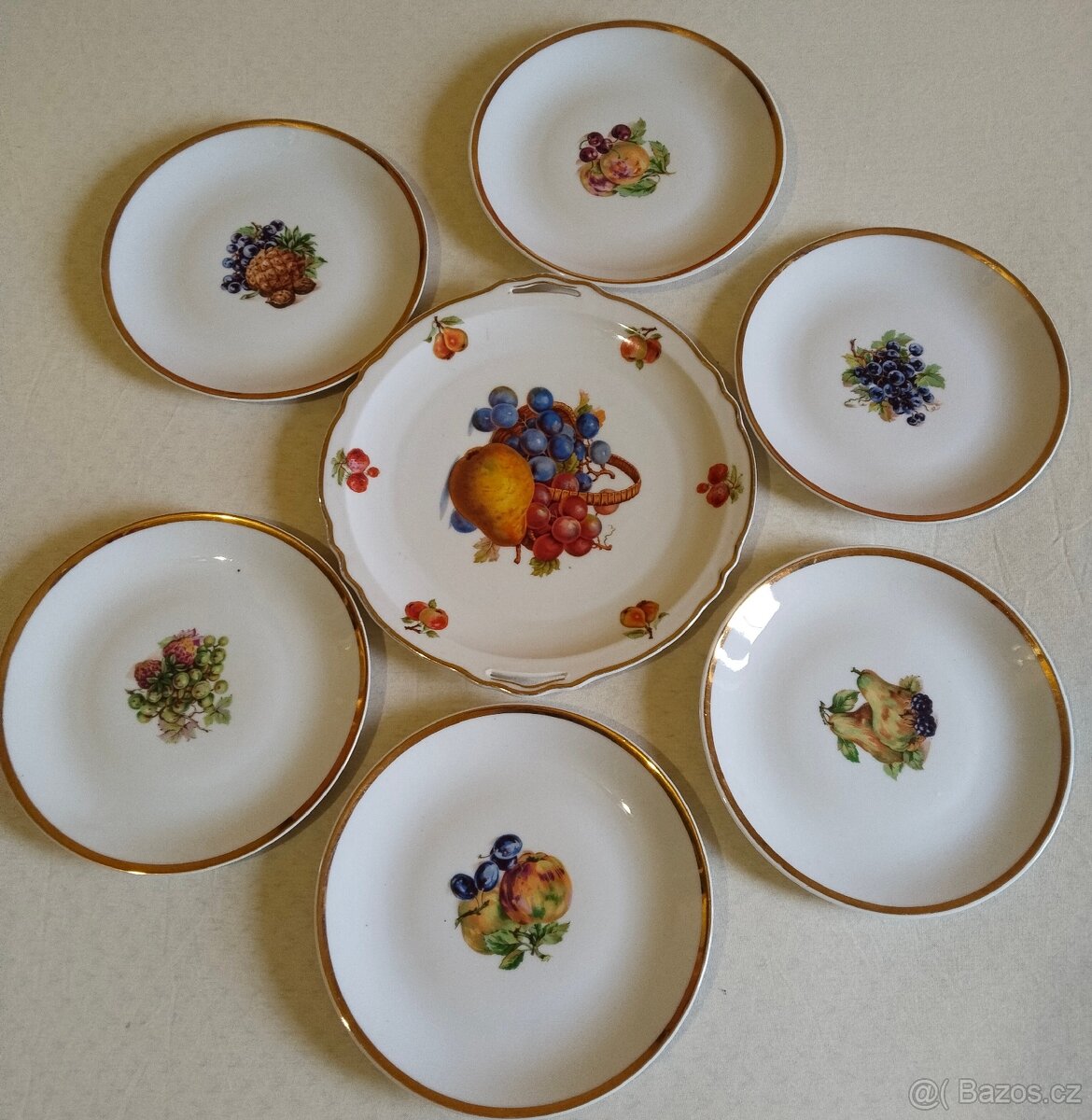 Talíře porcelánové dezertní - 2