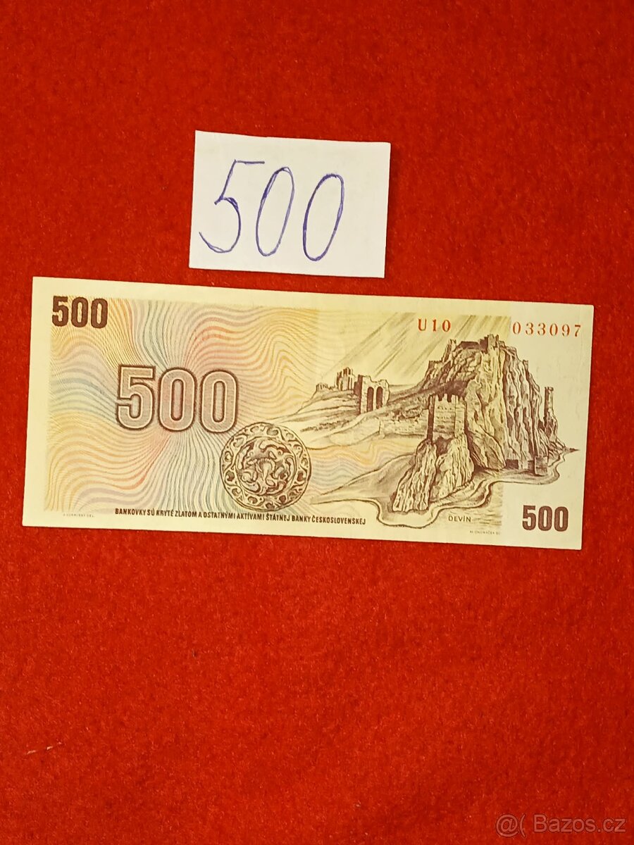 PĚT SET KORUN ČESKOSLOVENSKÝCH - 2