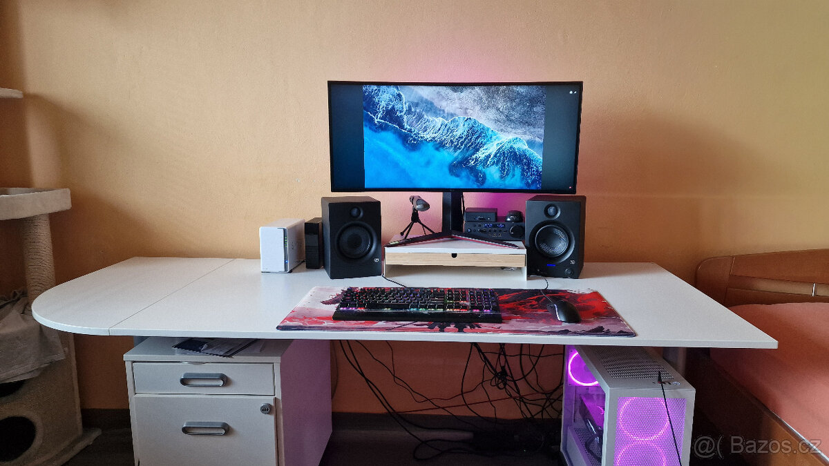 Kancelářský stůl IKEA GALANT - š200(160) x v78 x h80 - 2