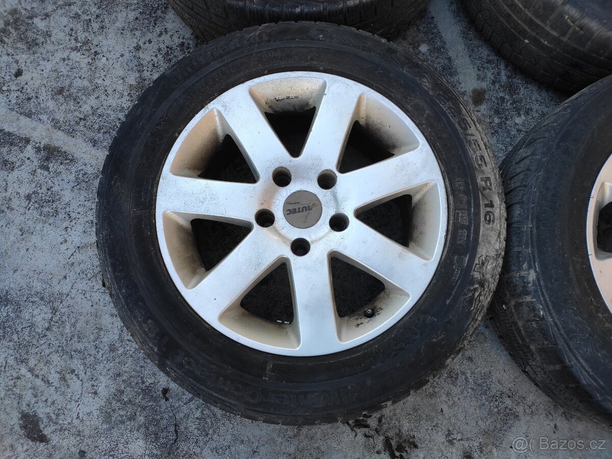 Sada kol 5x120 R16 BMW Autec, pneu 4-6mm - 2