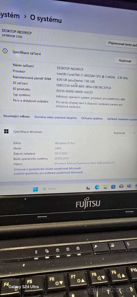 Notebook Fujitsu - 2