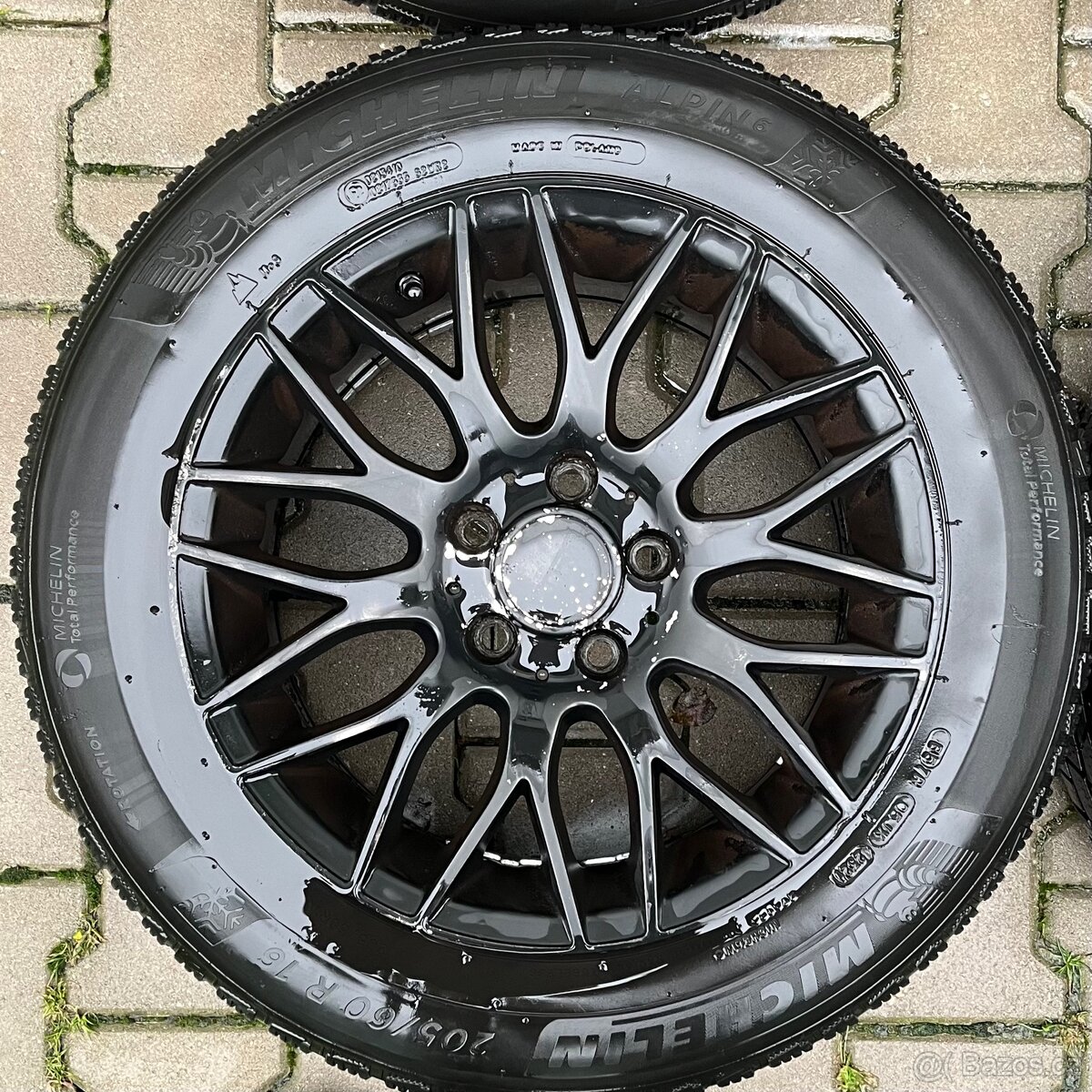 Alu kola černá, 5x112, R16, zimní - 2