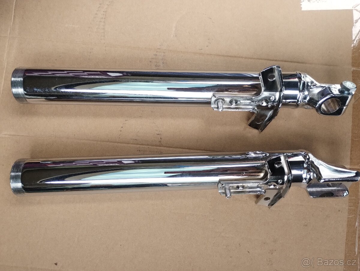 Kluzáky předních teleskopů Kyvačka Panelka - 2 šrouby - 2