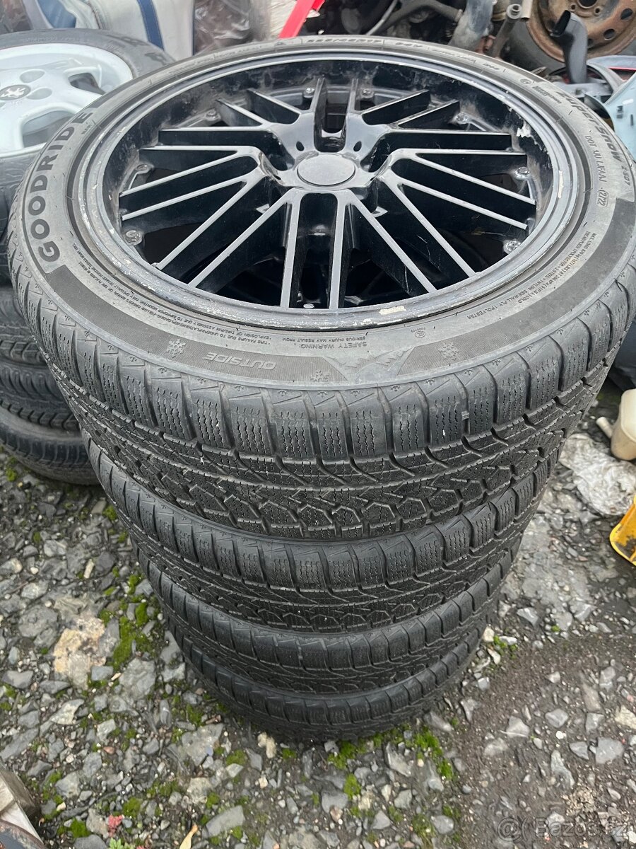 225/45/17 zimní pneu na ALU kolech BMW 5x120 - 2
